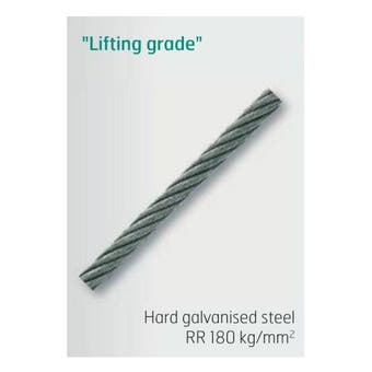 2.0mm Hard Galvanised Steel - Non-Sheathed Cables (Price per metre)