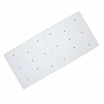 Blue Canyon Rubber Bath Mat - White