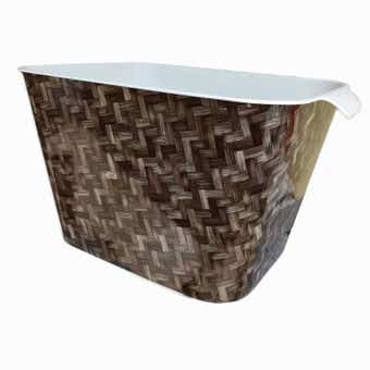 Wood Effect Storage Box - 30cm