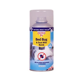 Zero In Bed Bug & Dust Mite Killer Bomb - 150ml Aerosol