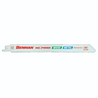 Benman 71876 Reciprocating Saw Blades for Wood and Metal 230mm 5-Pack