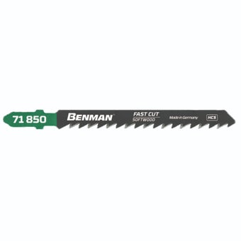 Benman T144D Jigsaw Blades for Soft Wood 5 Piece Set 100mm