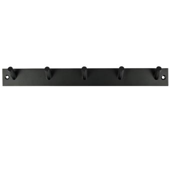 Benson 5 Hook Coat Rack - Black