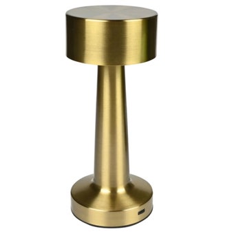 Rechargeable Dimmable LED Touch Table Lamp with 3 Colour Temperatures and USB-C Charging