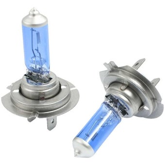 Benson H7 12V 55W Xenon Super White Car Headlight Bulb Set PX26D E4 Approved