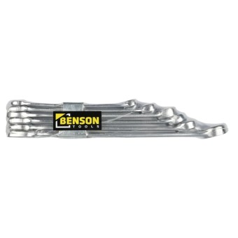 Benson Premium 6-Piece Combination Spanner Set (8-17mm) - High-Quality Steel Tools for Precision & Durability