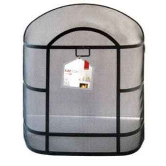 De Vielle Premium Heavy Duty Curved Top Fireguard - 25"
