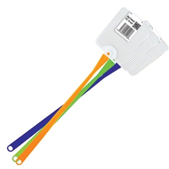 Big Head Fly Swat with Large Strike Surface and Tough Polypropylene Shaft - Assorted Colours