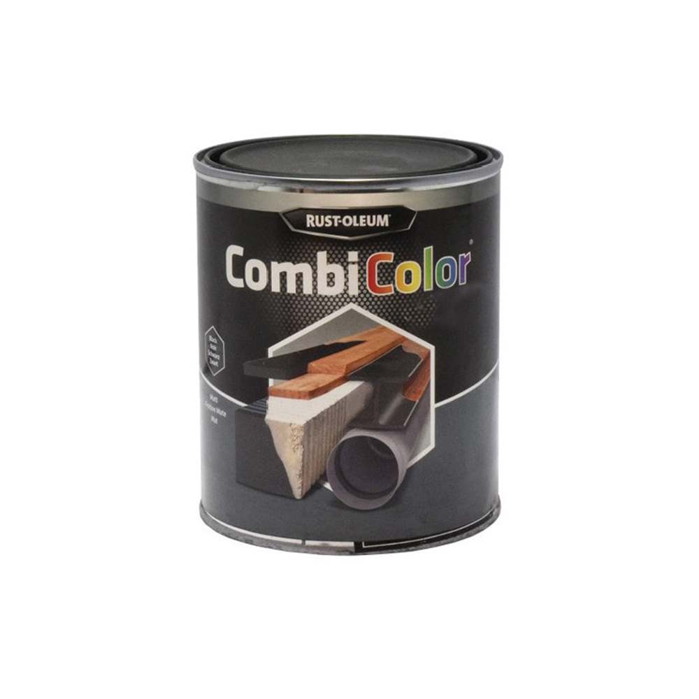 Rust-Oleum CombiColor® Metal Paint - Black Gloss 750ml