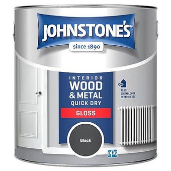 Johnstone's Quick Dry Gloss - Black