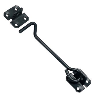 Black Cabin Hook 6"