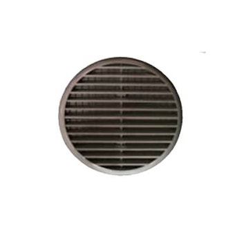 Black Circular Vent 152mm