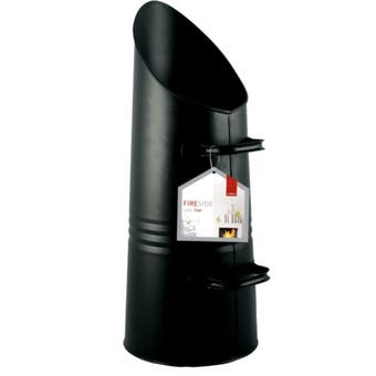 22" Matt Black Coal Hod