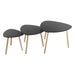 Black Nest of Tables - Set of 3