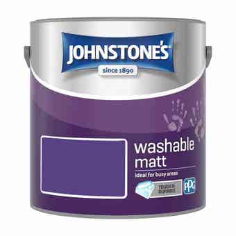 Johnstones Interior Washable Matt Paint - Blackcurrant Magic 2.5L