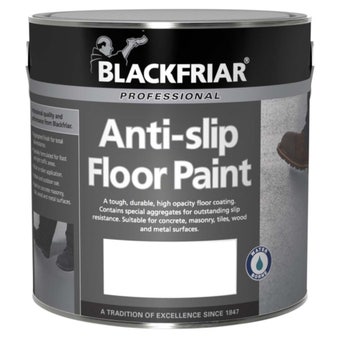 Blackfriar Professional Anti-Slip Floor Paint 5L Black – Heavy-Duty, Non-Slip Coating for Safer Floors