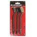 Blackspur Mini Wire Brush Set - 3 Pieces
