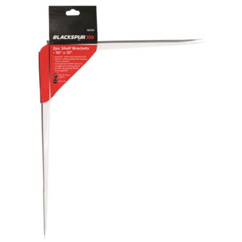Blackspur Shelf Brackets - 10” X 12” - 2 pieces