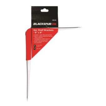 Blackspur Shelf Brackets 6" X 8" - 2 pieces