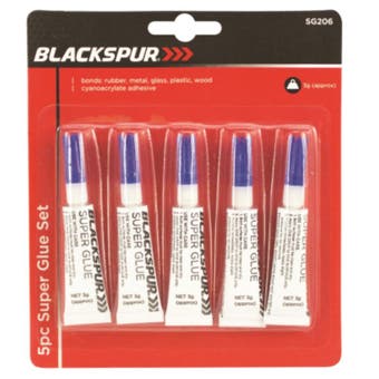 Blackspur Super Glue Set 3g - Pack of 5