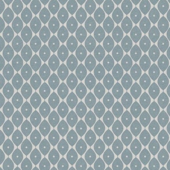 Bonita International Round Oilcloth / Table Cover - Blue Leafed