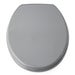 Blue Canyon MDF Toilet Seat With Stainless Steel Hinges Grey