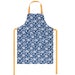 Steelex Blue Floral Kitchen Apron – Adjustable Cooking & Baking Apron
