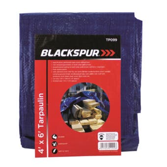 Blue Tarpaulin 4’ X 6’