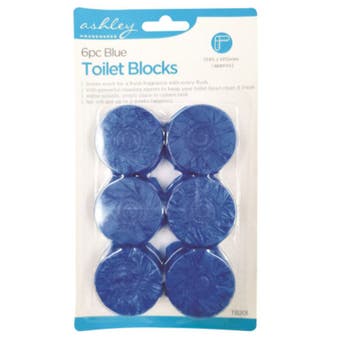 Blue Toilet Blocks - 6 piece