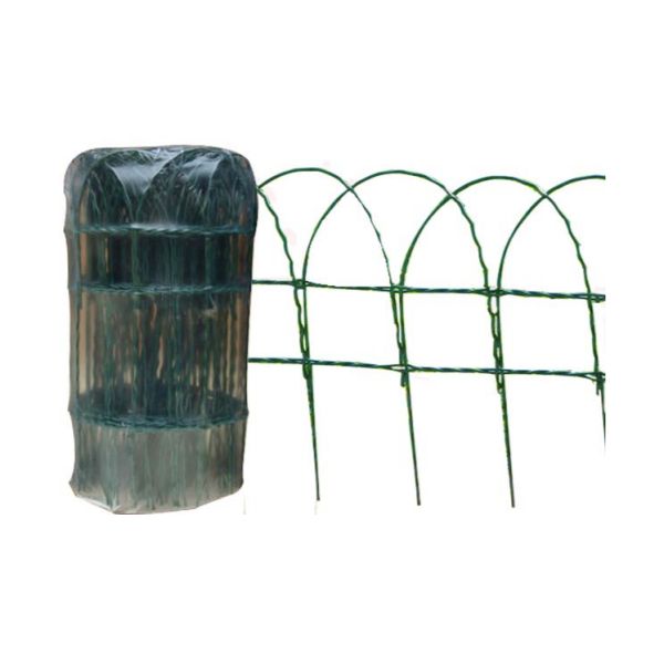 GreenBlade Green PVC Coated Border Fence - 10m X 0.25m 