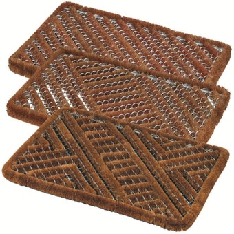 Boston Brush Special Coir Mat 39 x 59 cm – Heavy-Duty Dirt Scraper Mat for Outdoor Entrances