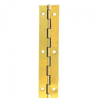 EB Brass Piano Hinge - 1.8m x 25mm