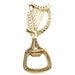 Brass Harp Bottle Opener Traditional I Irish Harp Bottle Opener in Solid Polished Brass