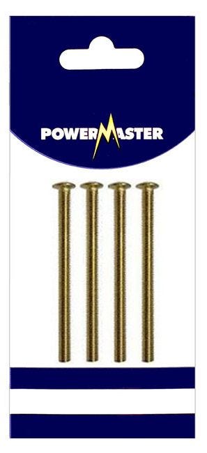 Powermaster Brass Socket Screws - 50mm