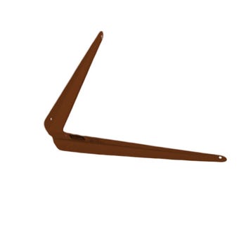 F.F.Group Heavy Duty Brown Shelf Bracket - 250 x 300mm