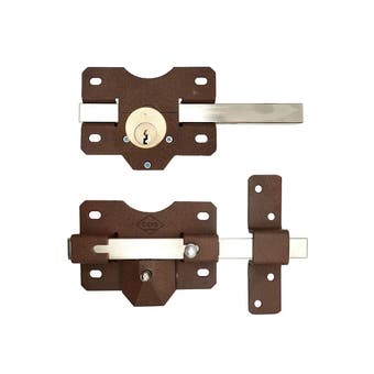 CAYS Bolt Lock Outside Lock 50mm Barrel Brown