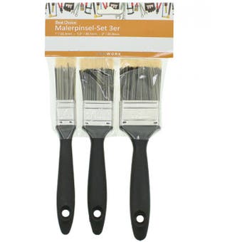 Assorted Paint Brush Set - Pack of 3