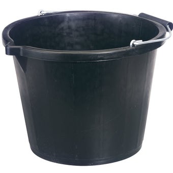 Draper 14.8L Black Polyethylene Bucket – Durable, Practical and Built to Last
