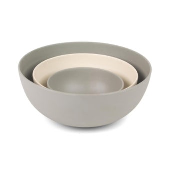 Salter Earth 3pc Round Bowl Set