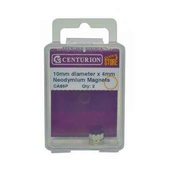 Centurion 10 x 4mm Neodymium Magnets - Pack Of 2