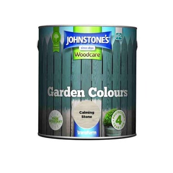 Johnstones Woodcare Garden Colours Paint - Calming Stone 2.5L