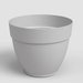 Capri Campana Pot 20cm – Light Grey Recycled Plastic Plant Pot