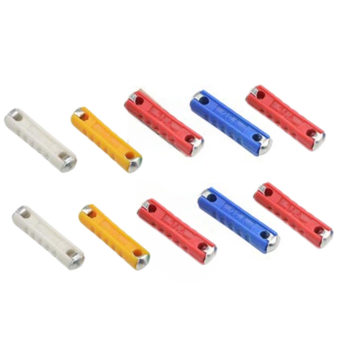 Car Fuses Assortment 5A 8A 16A 25A - Pack of 10
