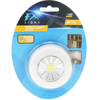 FX Light Touch LED Push Light – Compact Stick-On Illumination for Any Space