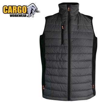 Cargo Crafter Two-Tone Fleece Lined Gilet Bodywarmer - Size XL