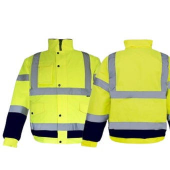 Cargo Hi-Vis Two Tone Bomber Jacket - Size L