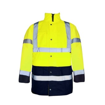 Cargo Hi-Vis Two Tone Parka Jacket - Size XLarge