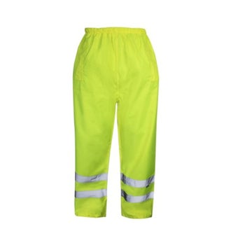 Cargo Hi-Vis Waterproof Over Trousers - Size S