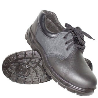 Cargo Rockford S1 SRC Safety Shoes Steel Toe Cap Black Leather Work Footwear Style 3105 I Size 12 (47)