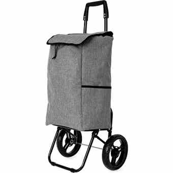 Casa&Casa Marino Grey 2 Wheel Shopping Trolley - 45L